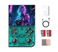 Motörform RG35XX Pro Console de jeu portable verticale rétro - Écran IPS laminé de 3,5", deux joysticks, emballé avec des jeux classiques, un choix idéal pour les amateurs de jeux classiques (vert