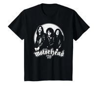 Motörhead '79 Circle Photo T-Shirt, Enfant, Noir, 8 Ans