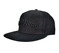 Motörhead Black Logo - Snapback Cap Casquette Noir