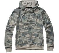 Motörhead Brandit Bastards - Hoodie Camo Homme Sweat-Shirt à Capuche Camouflage Gris S