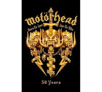 Motörhead Core 50th Indifférent Drapeau multicolore 100% Polyester