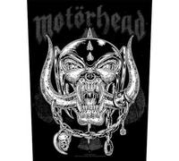 Motörhead Écusson arrière à coudre en fer à repasser., Noir, 29,5 x 35,5cm