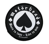 Motörhead - Écusson Born To Lose - Tissé et sous licence - 1 pièce - Ronde - patch