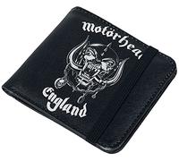 Motörhead England Homme Portefeuille Noir polyuréthane