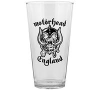 Motörhead England Indifférent Verre à bière transparent Verre