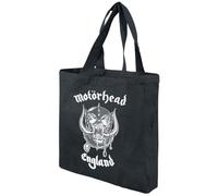 Motörhead England Unisex Backpack Shoulder Bag Black-White, Black-White, Standard