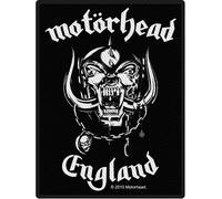 Motörhead England Unisexe Patch standard, 100% Polyester,