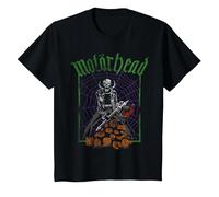 Motörhead Halloween Pumpkin Axe T-Shirt, Enfant, Noir, 8 Ans