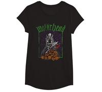 Motörhead Halloween Pumpkin Axe T-Shirt, Fille, Noir, L