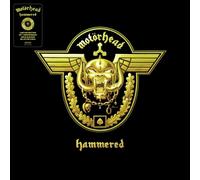 MOTÖRHEAD - HAMMERED (20TH ANNIV.) LTD. YELLOW&BLACK SPLATTER VINYL LP NEUF