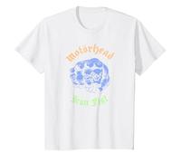 Motörhead - Iron Fist Watercolor T-Shirt, Enfant, Blanc, 4 Ans