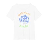 Motörhead - Iron Fist Watercolor T-Shirt, Femme Grandes Tailles, Blanc, 1X