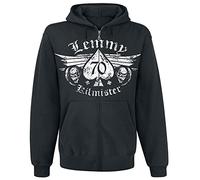 Motörhead Lemmy - Forever Homme Sweat-Shirt zippé à Capuche Noir M