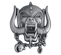 Motörhead – Pin's Metal Warpig Indifférent – Gris – Alliage de zinc