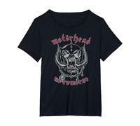 Motörhead No Remorse 1984 Tour T-Shirt, Femme Grandes Tailles, Noir, 5X