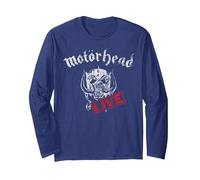 Motörhead NSTH Live Manche Longue, Unisexe pour Adultes, Bleu Marine, S