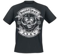 Motörhead Rockers Logo Homme T-Shirt Manches Courtes Noir XXL 100% Coton Regular/Coupe Standard