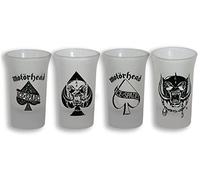 Motörhead Unisexe Lot de verres à shots transparent Verre