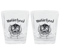 Motörhead Verres à Whiskey Unisexe Verre à whisky transparent Verre 0,25 L
