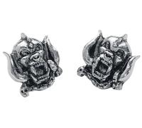 Motörhead Warpig Femme Set de Boucles d'oreilles Couleur Argent Étain