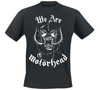 Motörhead We are Homme T-Shirt Manches Courtes Noir L 100% Coton Regular/Coupe Standard