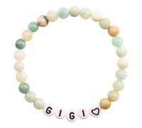 MOTOFITOOL GIGI/NANA/Grandma Cadeau d'anniversaire - Bracelet en porcelaine, bracelet Gigi Blue Willow Edition - Cadeau de Noël et de Saint-Valentin pour maman, grand-mère, Gigi, Nana, petit