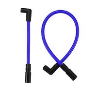 Motoforti 2 Pcs 10.4mm 10mm Spark Bougie Fil Trousse DYNA-409BL Bleu Silicone