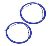 Motoforti 2pcs 26ft 315 Pouce Accélérateur Vitesses Télécommande Boîte Câble Bleu