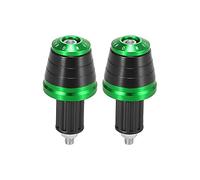 Motoforti 2pcs Universel 18mm Guidon Embouts Bouchon Barre pour Moto Vert