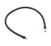 Motoforti 60cm Tuyau D'Extension Pour Gonfleur Pneus 1pc Noir Or Caoutchouc | Couleur: Noir Et Ton Or, Matériau: Caoutchouc Et Métal, Connexion: Raccord Rapide, Filetage: M8X0.8