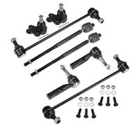 Motoforti 8Pcs Kit De Suspension Avant Comprenant Embouts De Biellette De Direction Intérieure Et Extérieure, Rotule Inférieure Pour Chevrolet Equinox Et pour GMC Terrain