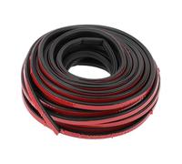 Motoforti Bande d'étanchéité universelle pour porte de voiture - 20 m - Forme 5 trous - EPDM - Noir