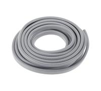 Motoforti Bande d'étanchéité universelle pour porte de voiture - 4,8 m - En forme de U - Acier PVC - Gris