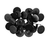 Motoforti Clip de fixation pour isolant de capot de doublure de toit, pour Dodge pour Ram 2500 2003-2009, Plastique, No.6504135, Noir, 25 pièces