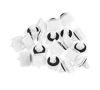 Motoforti Clips de Panneau de Bas de Caisse, Remplacement de Clips de retenue de Panneau, pour Chevrolet Avalanche 2007-2013, en Plastique, No.11518357, Noir Blanc, 20 pièces