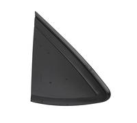 Motoforti Coin de pilier Triangle Garniture Miroir Vue Drapeau Applique Panneau Couverture pour VW POLO 2006-2013 Plastique No.6R0853274A Noir