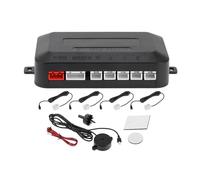 Motoforti Kit De Radar De Recul 4 Capteurs Pour Voiture Avec Détection | Blanc, Alarme Sonore, Pour SUV, Pickups, Vans, Camping-Cars, Foret 22mm Inclus, Manuel En Français, OE: DoesNotApply