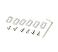 Motoforti Kit De Vis De Cales De Pédale De Vélo De Route Universel, Cales De Vélo De Montagne À Verrouillage Automatique, Métal, Ton Argenté, 1 Ensemble