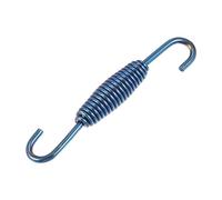 Motoforti Motos Universel Echappement Tuyau Ressort 74mm Inox Acier Bleu
