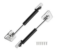 Motoforti Ressorts de support de levage universels Vérins à gaz 7 pouces / 180 mm 11 lb / 50 N / 5 kg en acier au carbone Noir 2 Ensemble