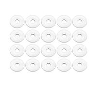Motoforti Rondelle Plate Universelle, 3Mm Id 10Mm Od 1Mm D'Épaisseur, Durable, En Acier Inoxydable, Ton Argent, 20 Pièces