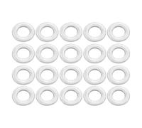 Motoforti Rondelle Plate Universelle, 5Mm Id 10Mm Od 1Mm D'Épaisseur, Durable, En Acier Inoxydable, Ton Argent, 20 Pièces