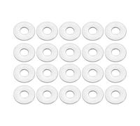 Motoforti Rondelle Plate Universelle, 5Mm Id 15Mm Od 1.2Mm D'Épaisseur, Durable, En Acier Inoxydable, Ton Argent, 20 Pièces