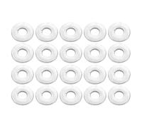 Motoforti Rondelle Plate Universelle, 6Mm Id 14Mm Od 1.5Mm D'Épaisseur, Durable, En Acier Inoxydable, Ton Argent, 20 Pièces