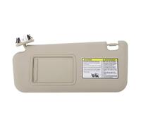 Motoforti Visière De Voiture Côté Conducteur Gauche, Assemblage De Visière, pour Toyota Rav4 2006-2008, En Plastique, Avec Miroir, No.74320-42501-A1, Beige