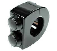 motogadget Cadran avec int. 2 boutons 2 TOUCHES NOIR/NOIR