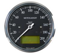 motogadget Compteur Analogique COMPTEUR NOIR/POLI