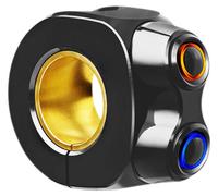 motogadget mo.switch basic LED, 2 boutons, noir 2 BOUTONS, NOIR/ARGENT