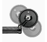 Motogadget Mo.View Classic 60 Flip, rétroviseur d’extrémité de guidon, noir