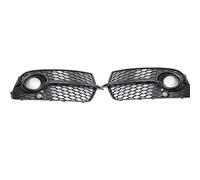MOTOHIRO Auto pare-chocs avant antibrouillard calandre Grill couverture noir brillant adapté for Audi Q5 S-Line SQ5 Sport 4 portes 2014 2015 2016 2017 style de voiture Grille de phares antibrouillard